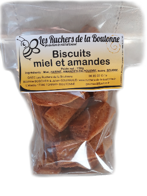 Biscuits au miel et amandes